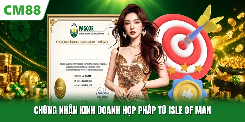 Chứng nhận kinh doanh hợp pháp từ Isle of Man